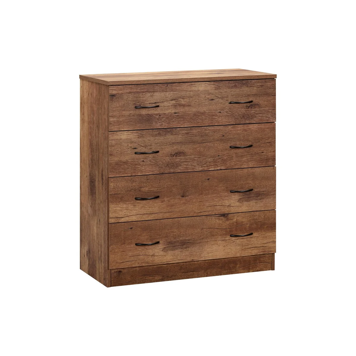 OS Home and Office Furniture Model 6007 Four Drawer Chest in Mountain Oak