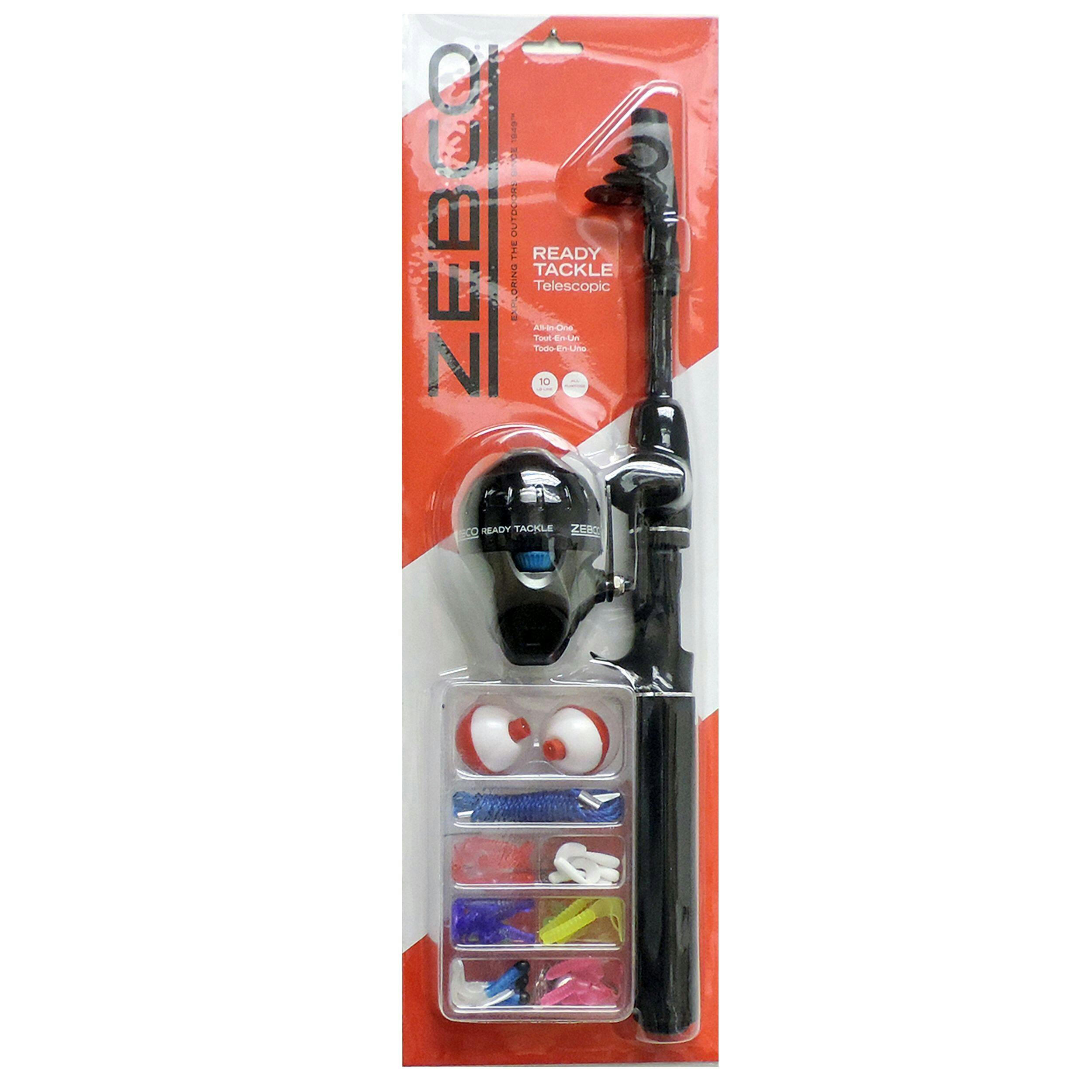 Zebco Adventure RT Telescopic Flatboard Spincast Combo
