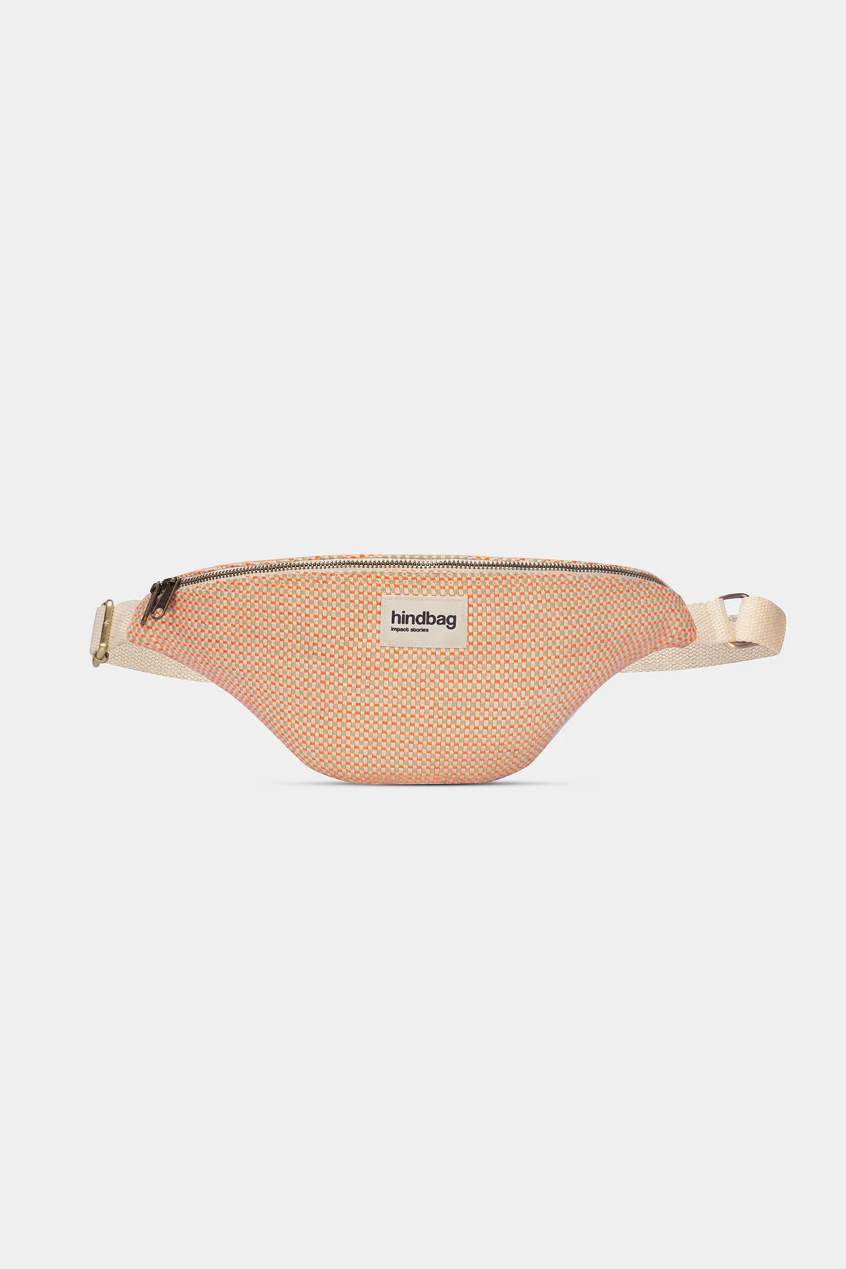 Sac banane Olivia Tressage corail