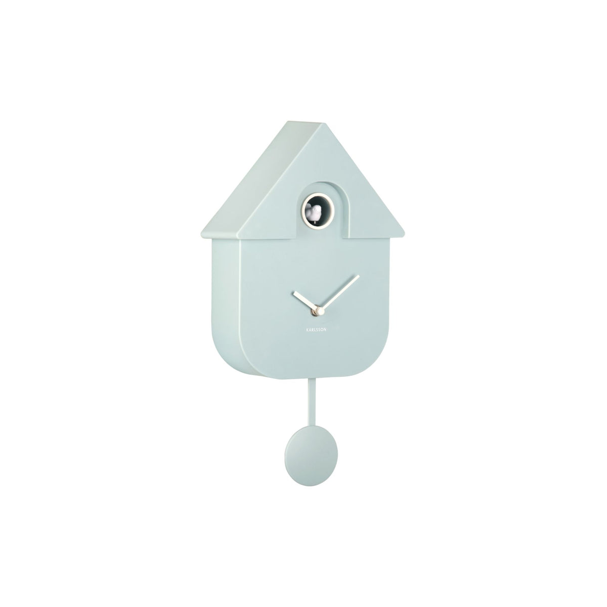 Karlsson wandklok Modern Cuckoo - blauw - Ø21.5cm