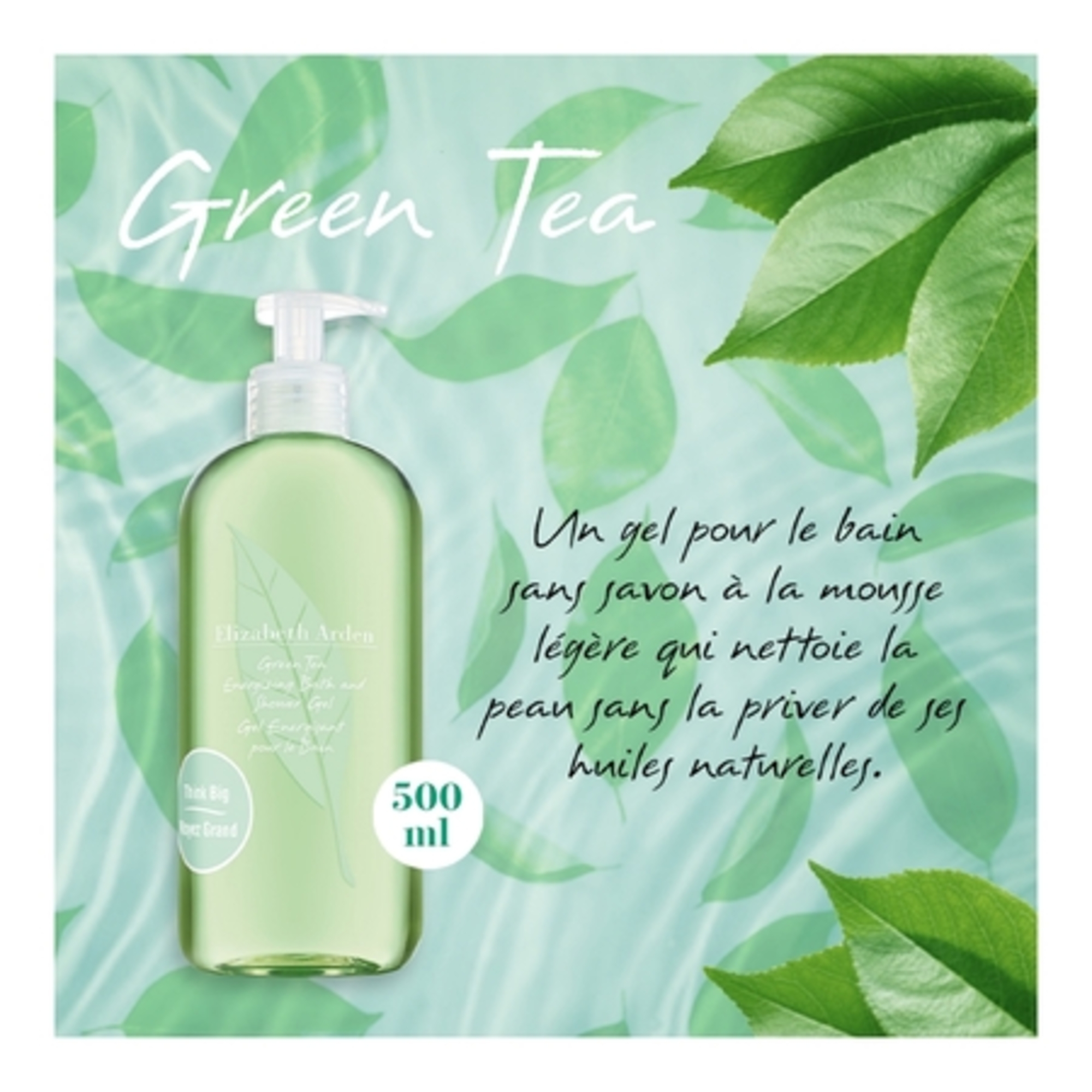 GREEN TEAGel énergisant pour le bain