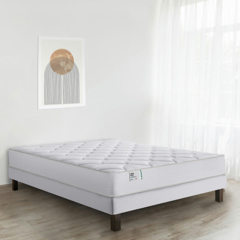 FITNESS-R - Matelas 100% ressorts et mémoire de forme, accueil ferme 180x200 cm