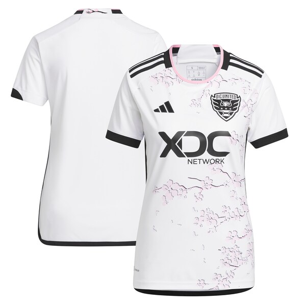 D.C. United adidas Women's 2024 The Cherry Blossom Kit Replica Jersey - White