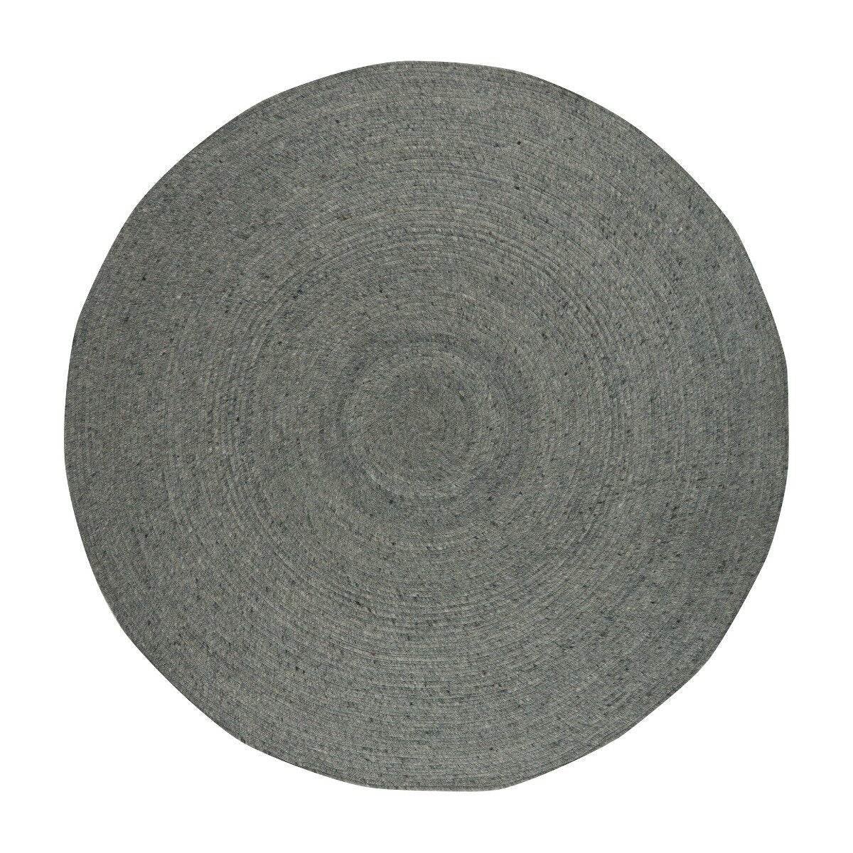 Interieur05 Rond wollen vloerkleed Gapo groen