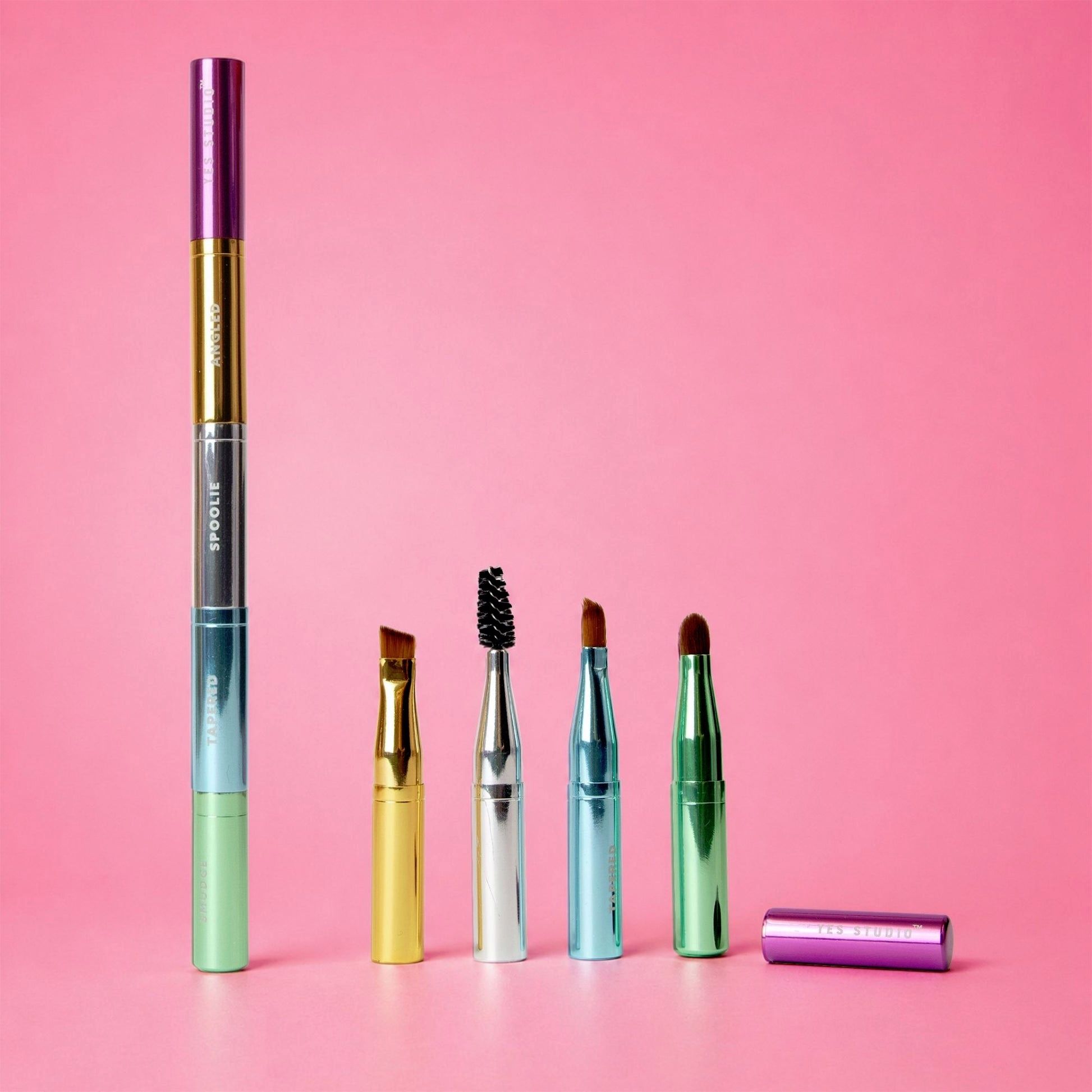 Yes Studio Stack & Glow 4-in-1 Stacking Make-Up Brush Set