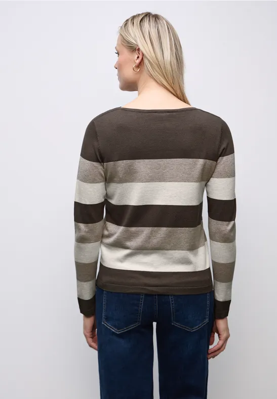 Gestreifter Pullover