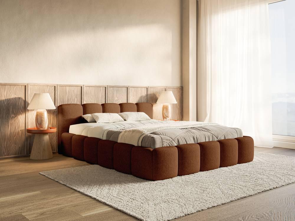 Bedframe Chloe laag 200 x 200 cm chenille