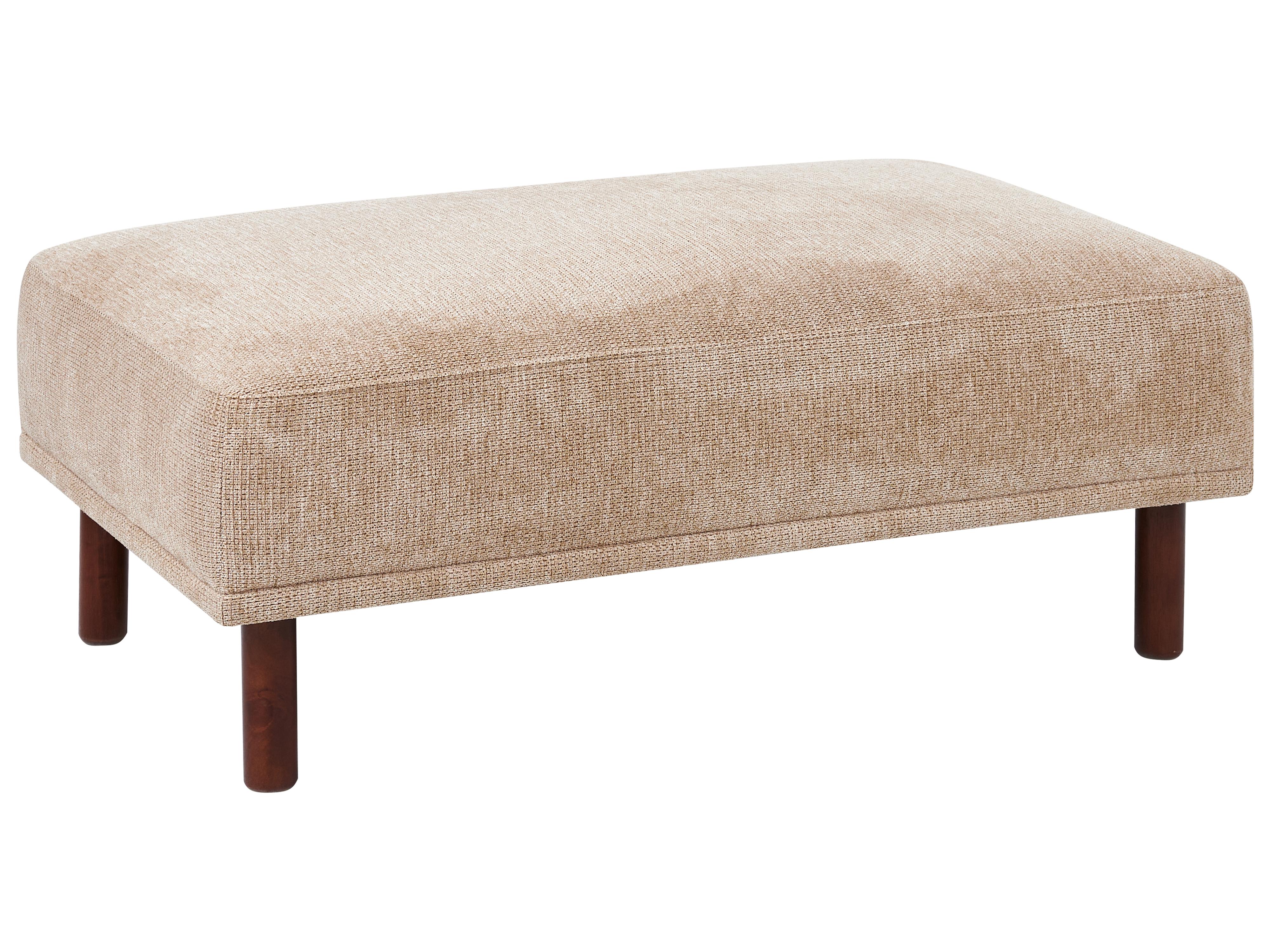 Ottoman HOLT Fabric Beige