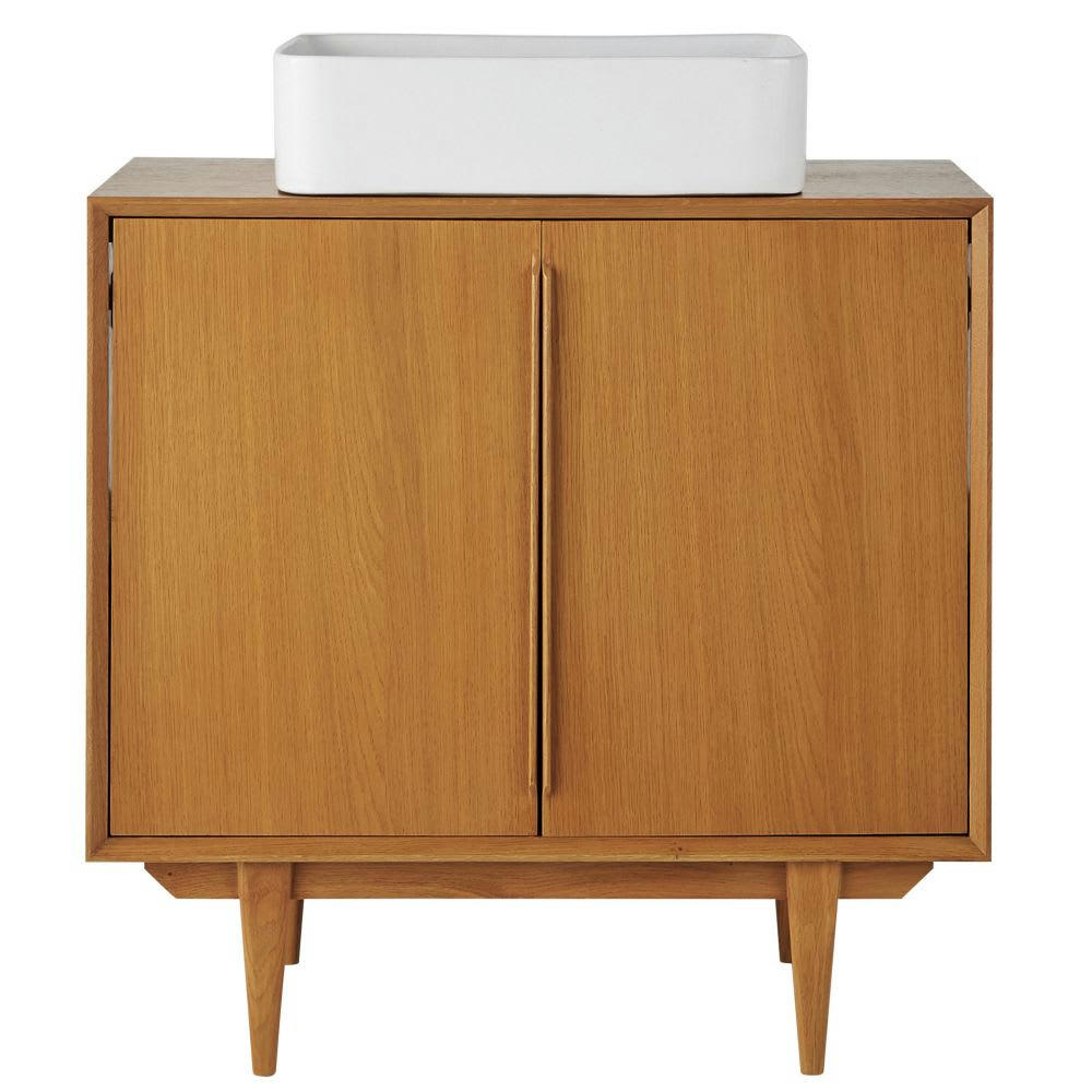 Portobello - Meuble vasque vintage 2 portes