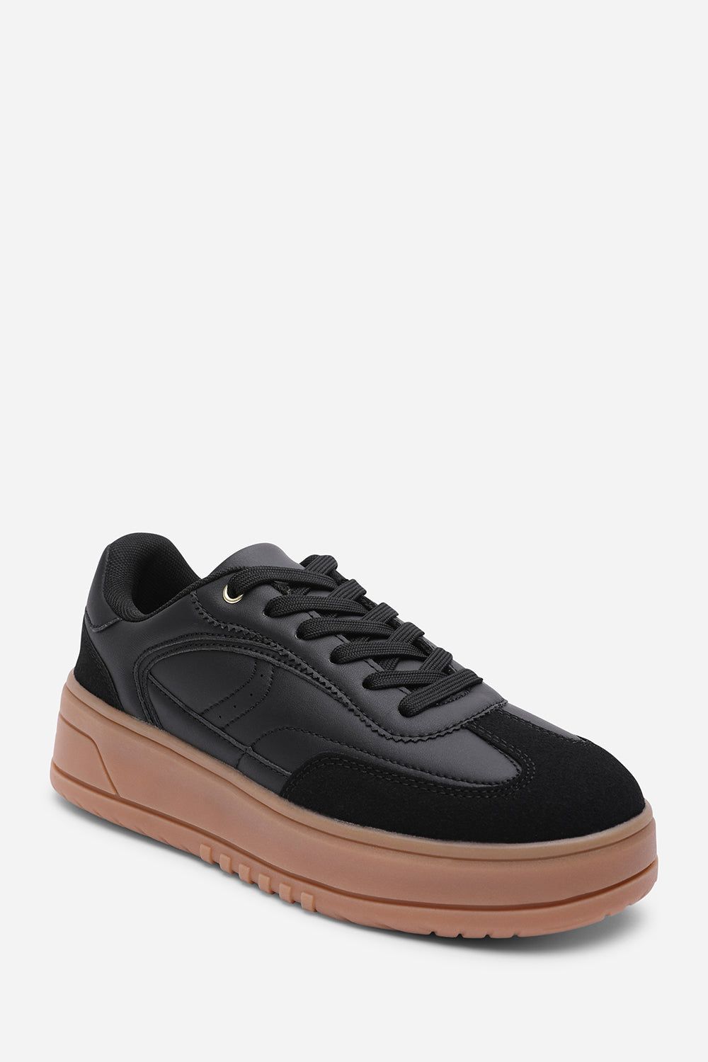 Where's That From Elvena' Platform Lace Up Classic Trainer