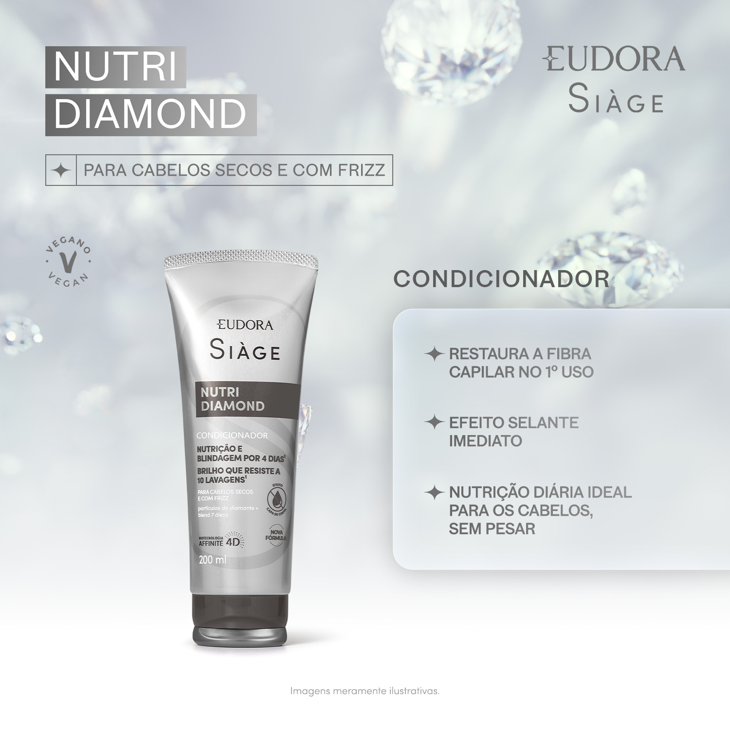 Condicionador Siàge Nutri Diamond 200ml