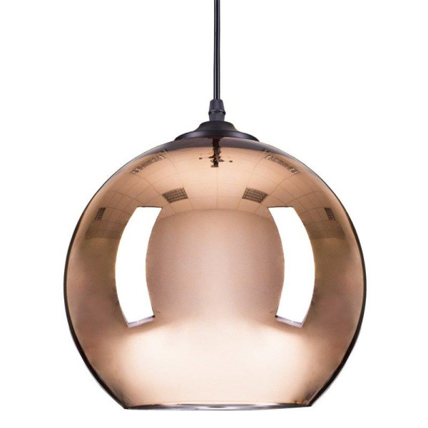 LAMPA WISZĄCA miedziana 30cm MIRROR GLOW - M