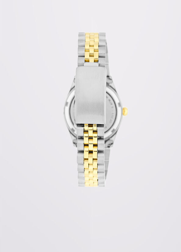 Orologio bicolor in acciaio
