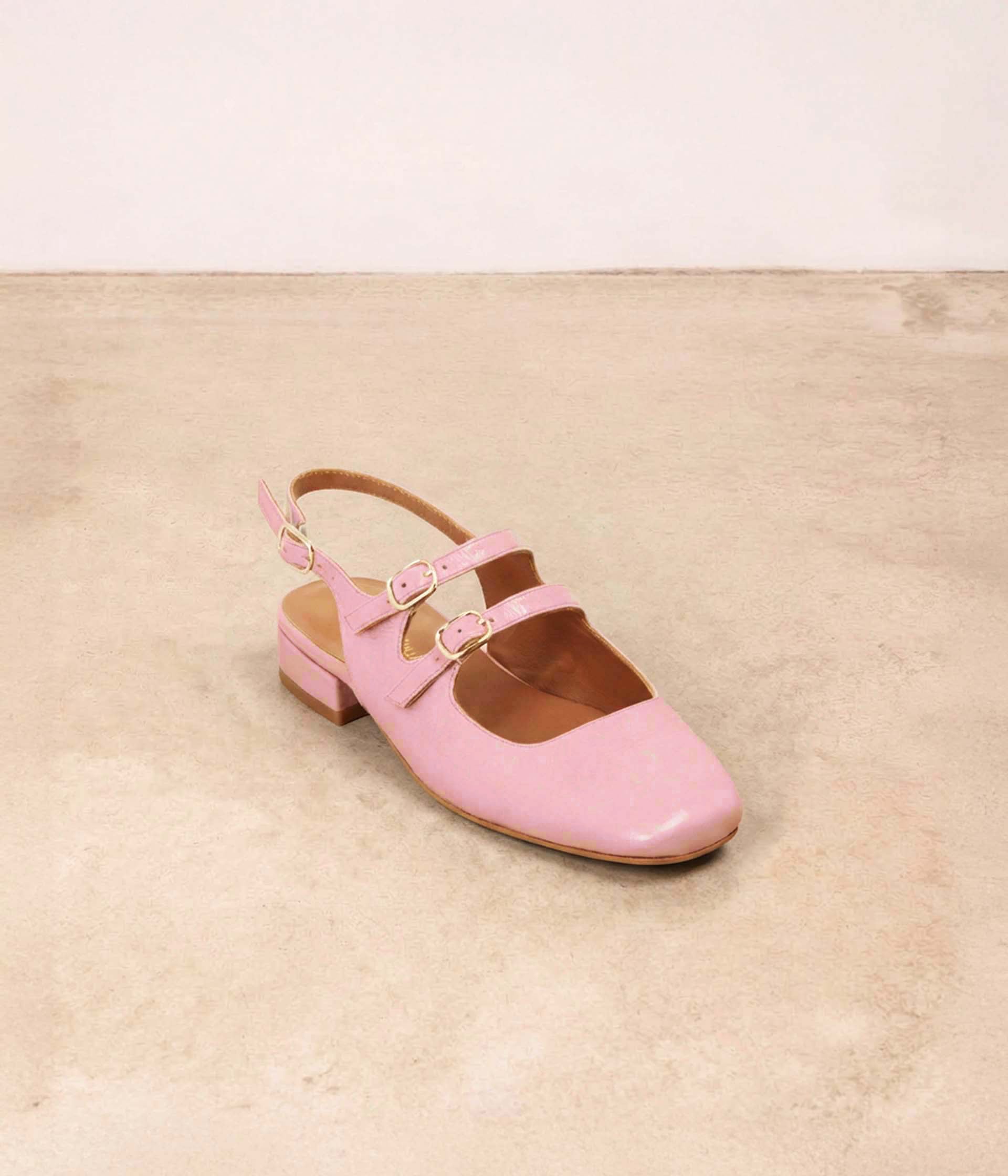 Slingbacks vernies roses Daisy