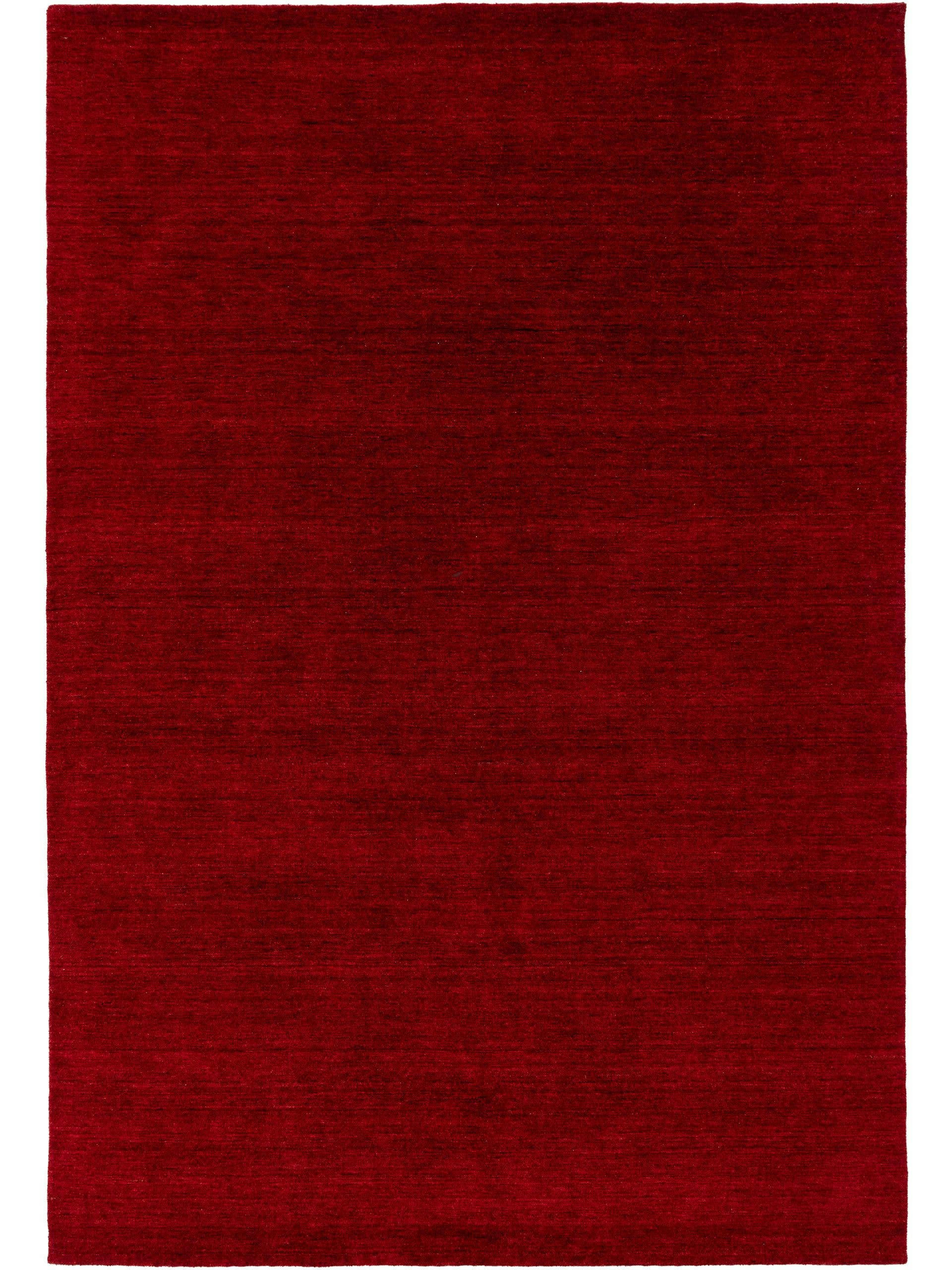 JAMAL - Tapis de laine rouge 160x230