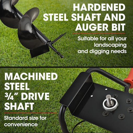 NNEMB 1500W Electric Post Hole Auger Digger