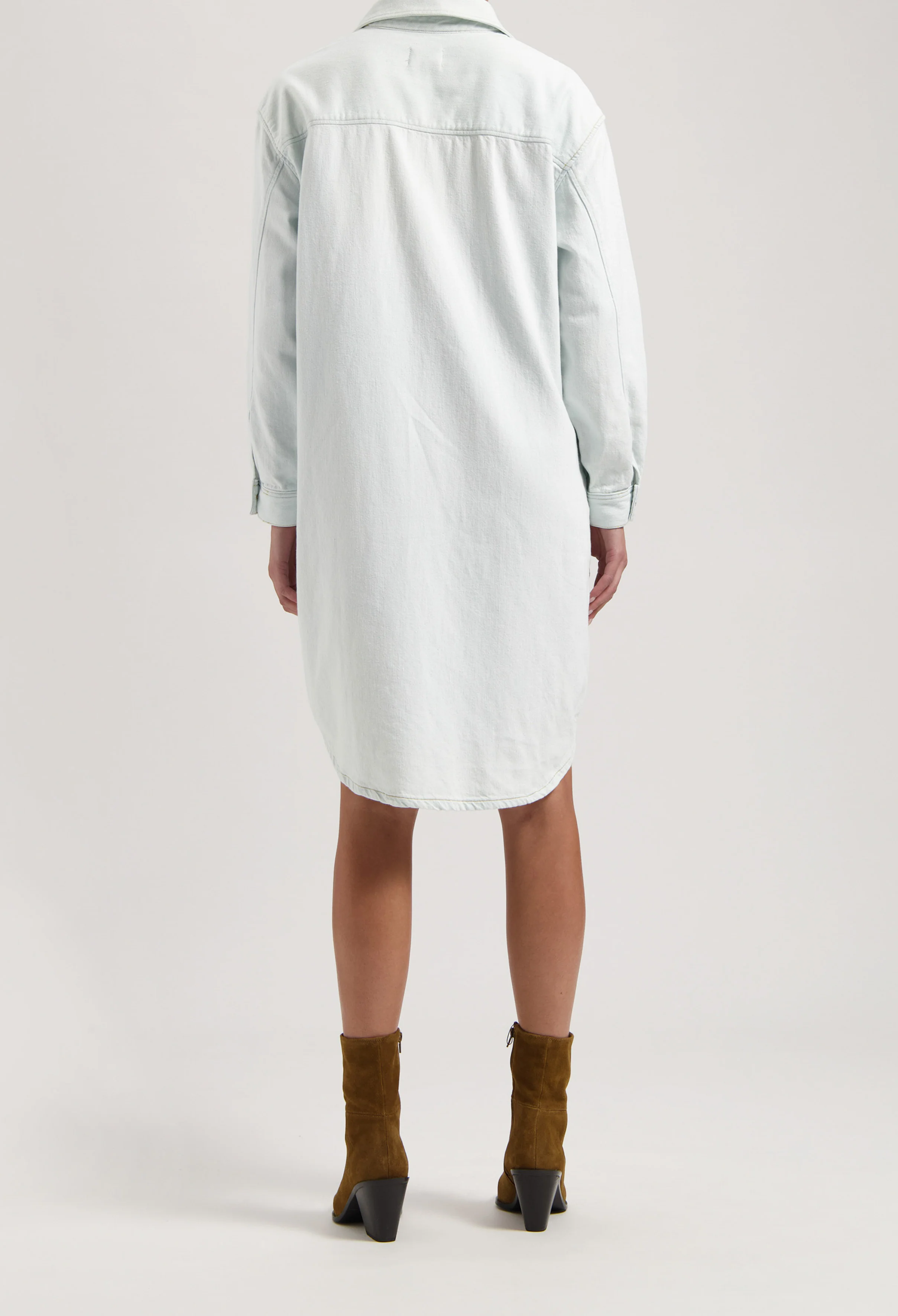 Ella Denim Dress - Sun Stone