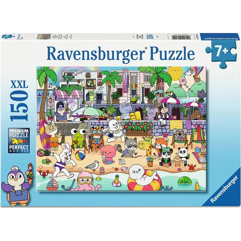 3D-Puzzle Spass an der Strandpromenade