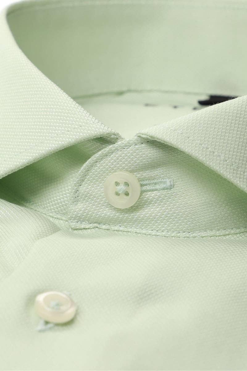 ETERNA Performance Slim Fit Tencel Hemd hellgrün, Strukturiert
