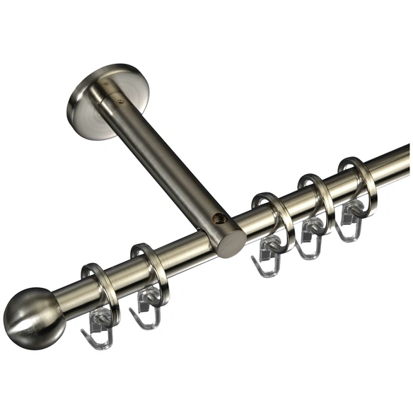 Endstück, Kugel, 16 mm, 2 Stück, Silber