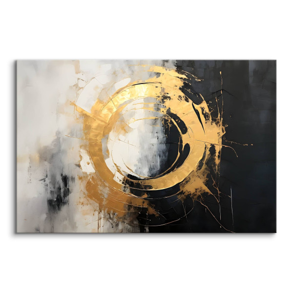 Obraz Abstrakcyjny Okrąg Na Betonie 30x20cm