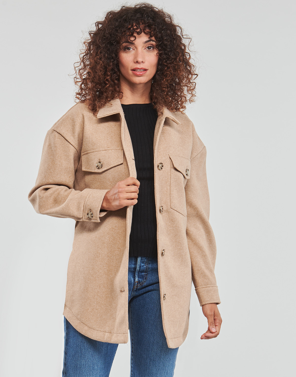 Only - ONLEMMA FREJA SHACKET OTW - Brown