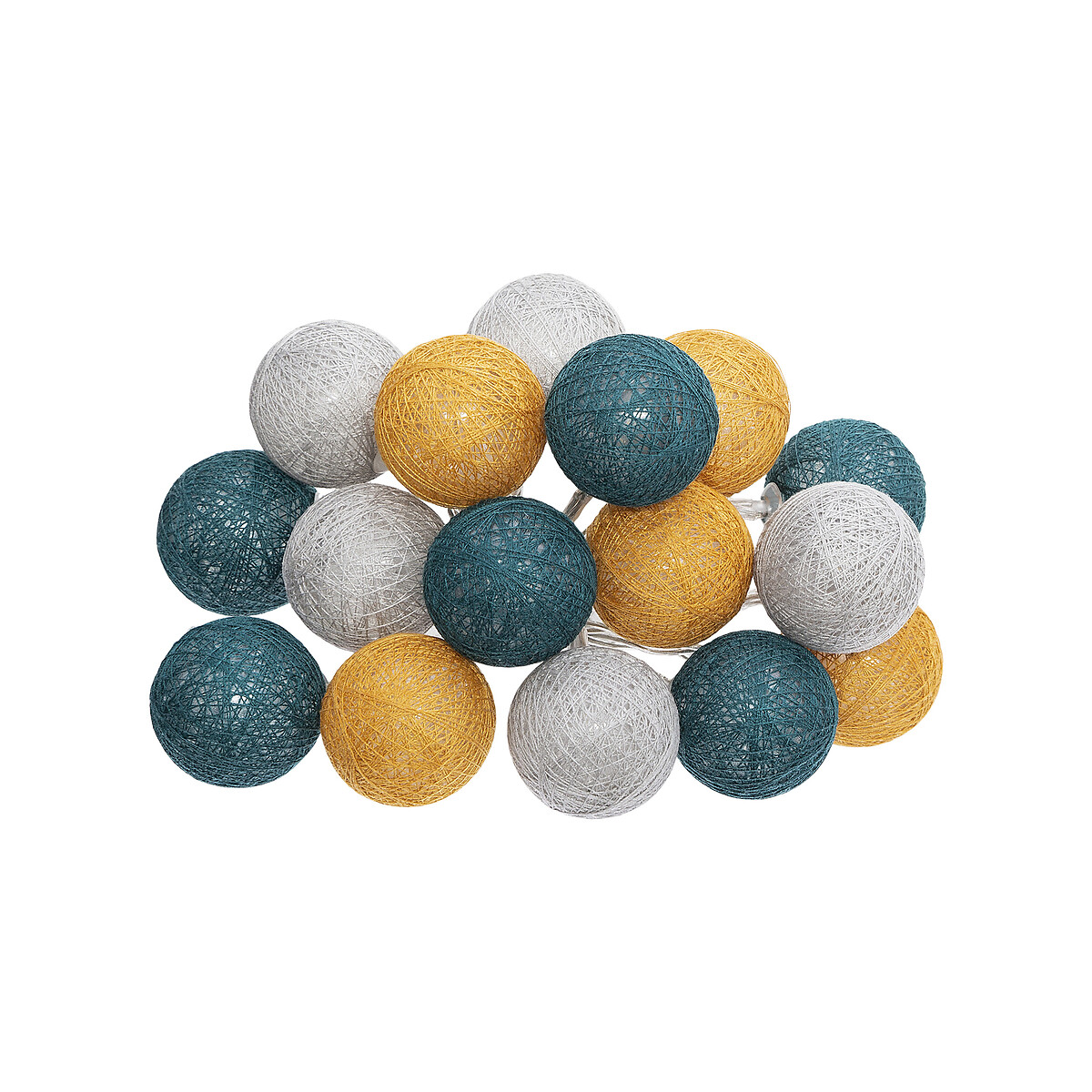 Grinalda luminosa com 16 bolas led