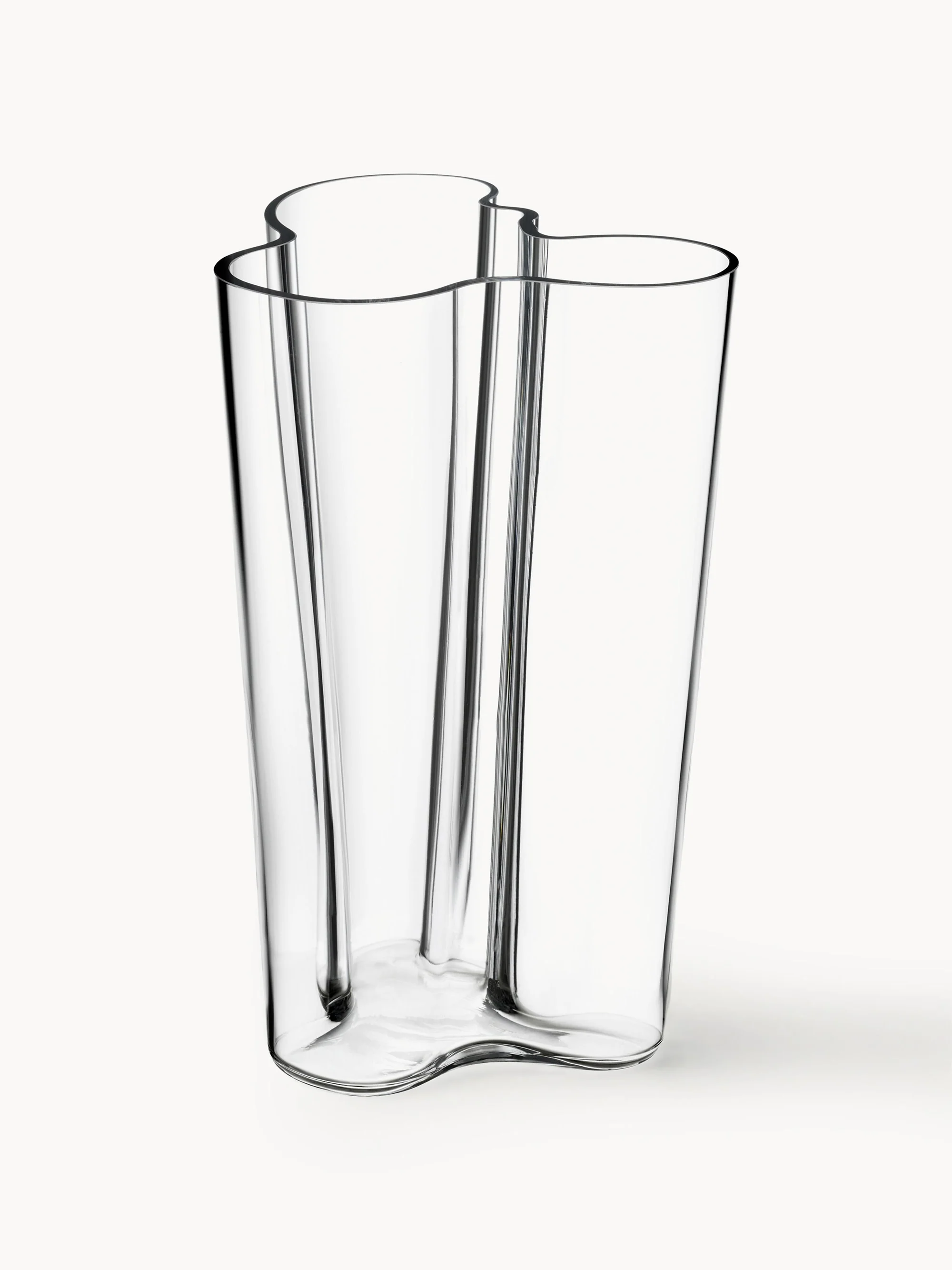 Mundgeblasene Vase Alvar Aalto, H 25 cm