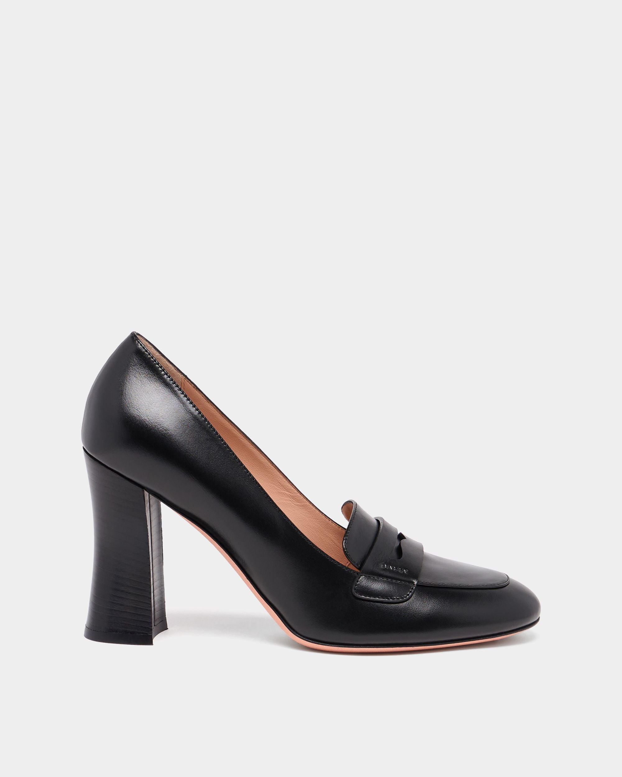 Loafer Saule aus schwarzem Leder
