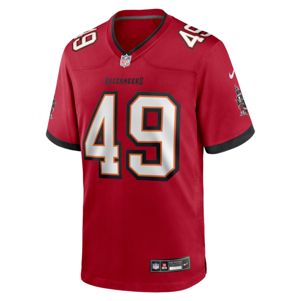 Owen Wright Tampa Bay Buccaneers Nike Team  Game Jersey -  Red