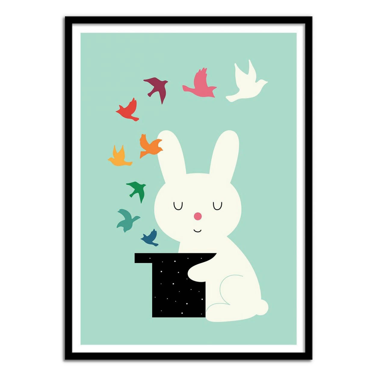 ANDY WESTFACE - MAGIC OF PEACE -  Affiche d'art enfant 30 x 40 cm