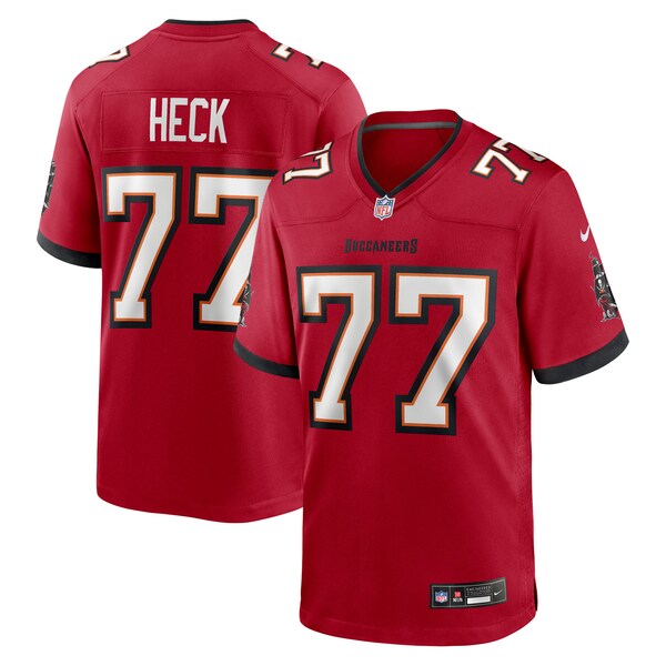 Charlie Heck Tampa Bay Buccaneers Nike Team Game Jersey -  Red