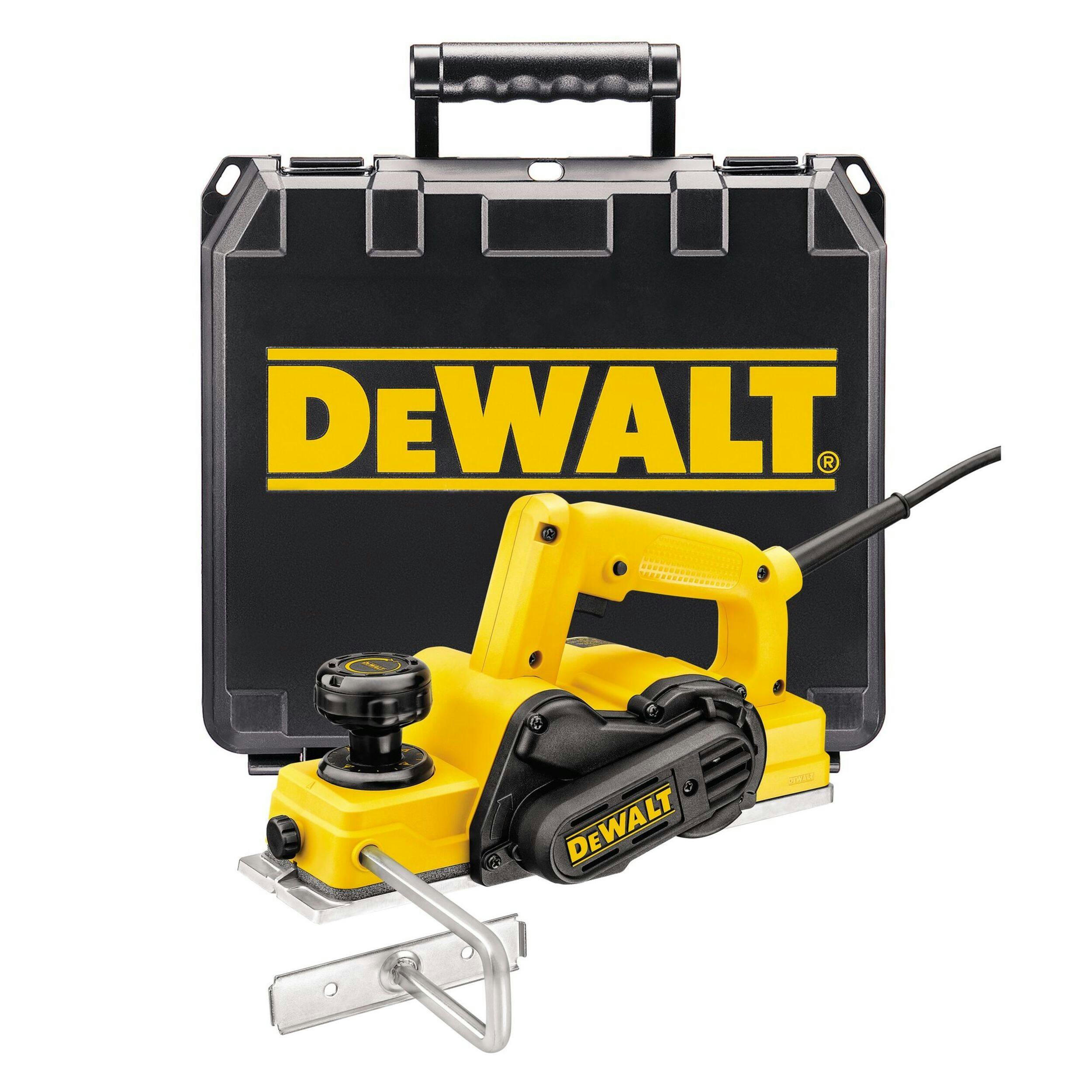DEWALT D26677K 55A Portable Corded Hand Planer Kit with Reversible Carbide Blades, 3-1/4-in
