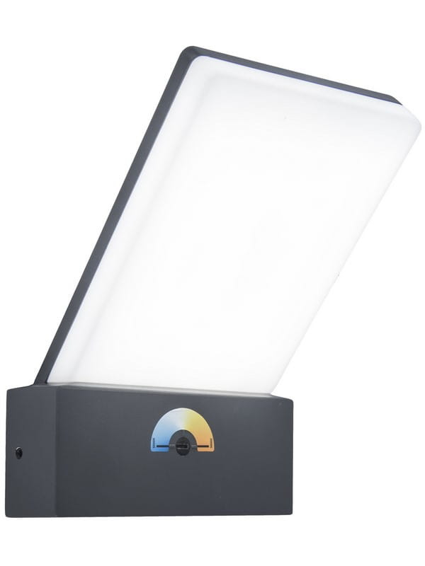 Kinkiet zewnętrzny PANO antracytowo-biały LED 1x16W 1200lm IP54 Lutec