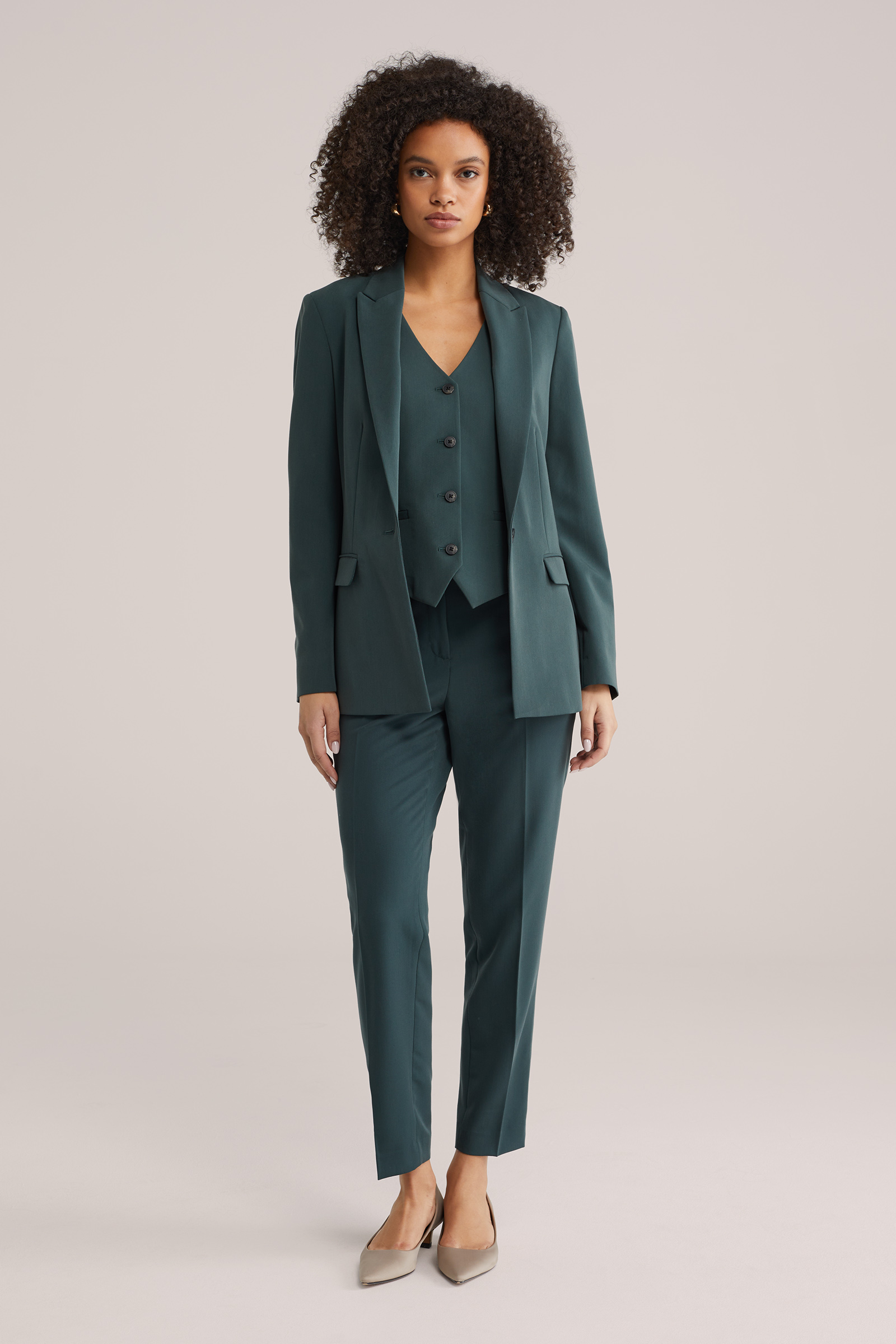 Dames slim fit pantalon