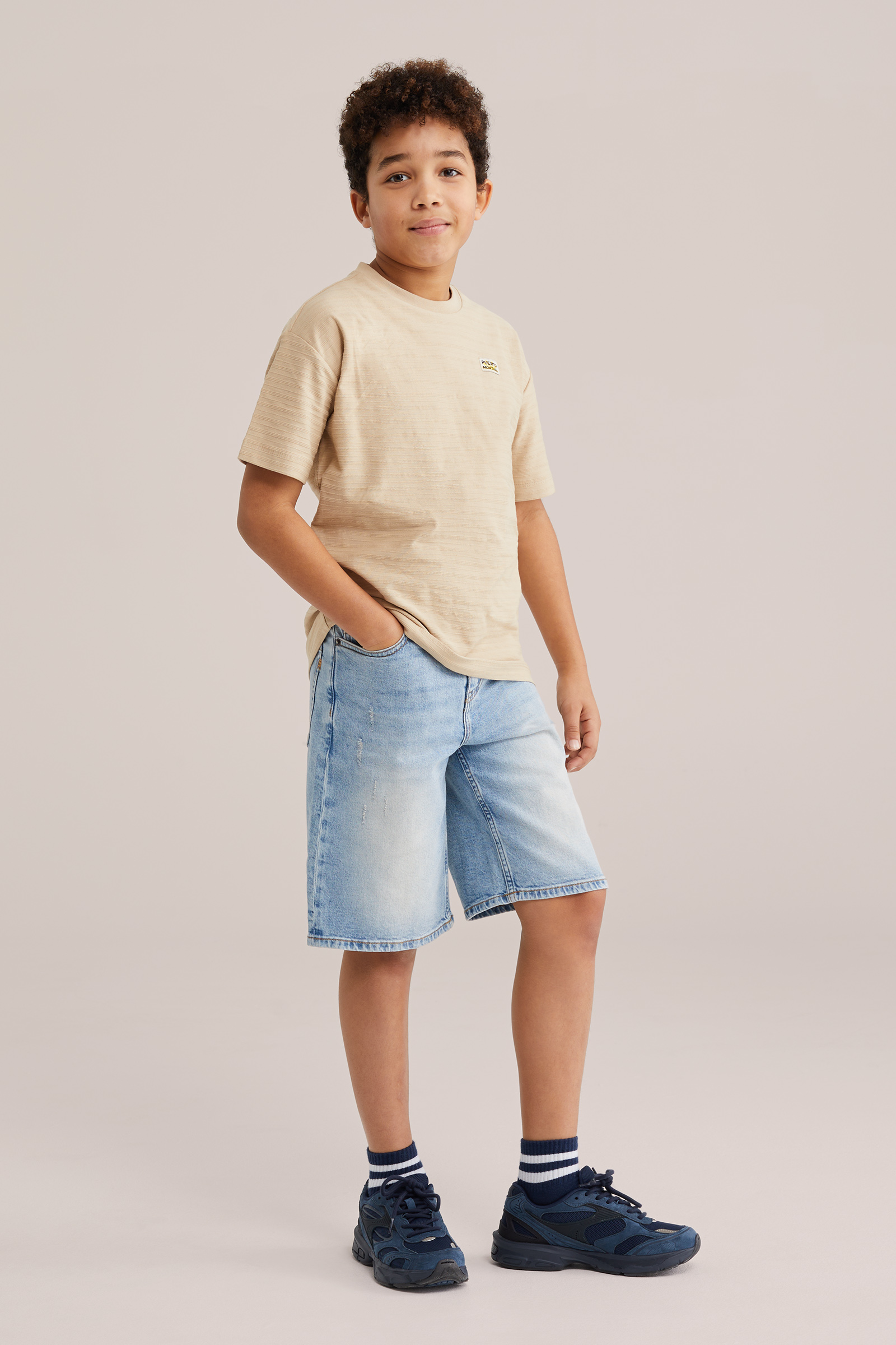 Jongens T-shirt met structuur