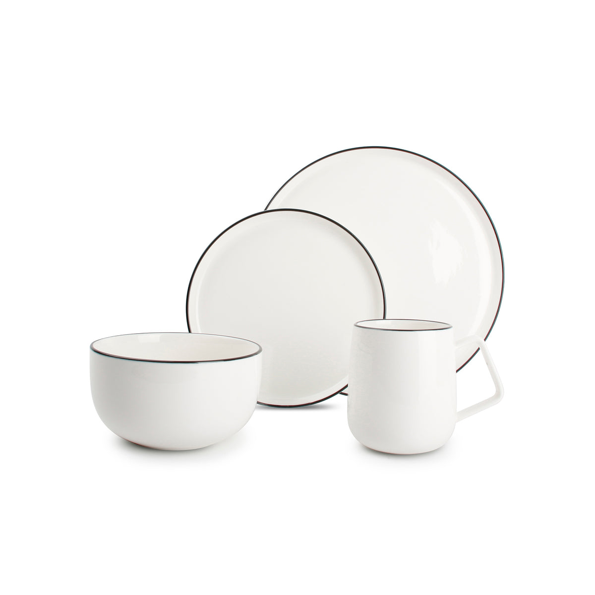 S|P Collection - Servies 16-delig wit Studio Base