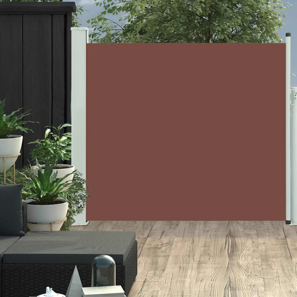 Parawan ogrodowy Brąz 100 x 300 cm vidaXL