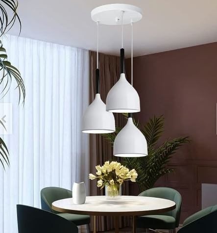 Lampa sufitowa metalowa klosz