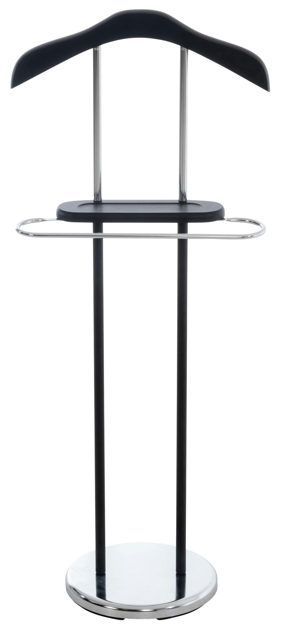 RODRIGO - Valet de chambre avec cintre en métal Wengé