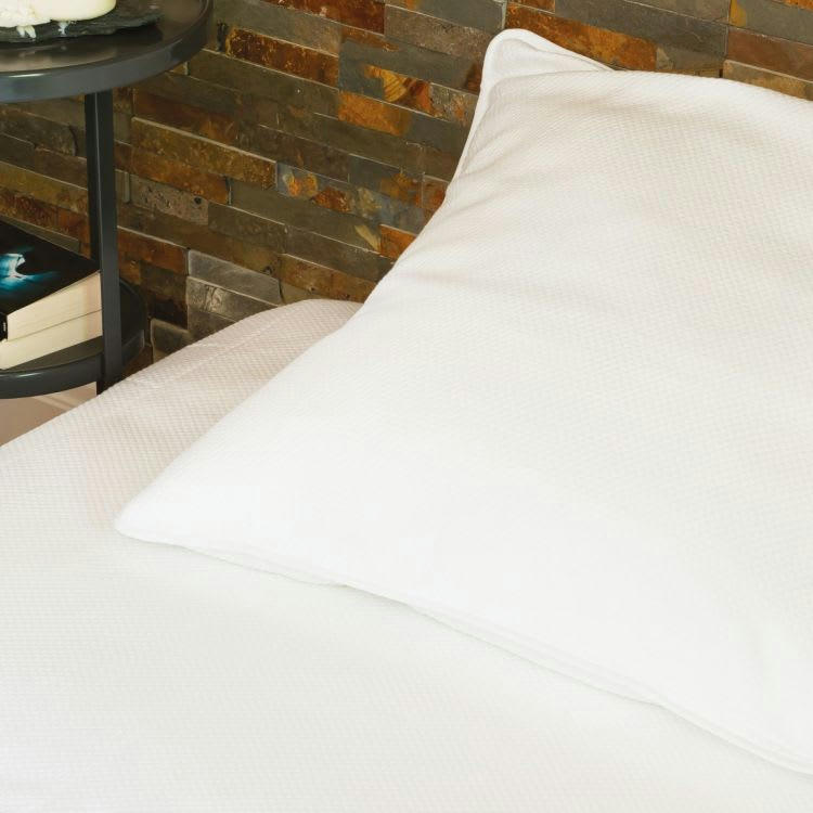 PERIGORD - Dessus De Lit en Coton Blanc 180x250 cm