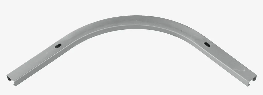 Hjørne til alu gardinskinne aluminium