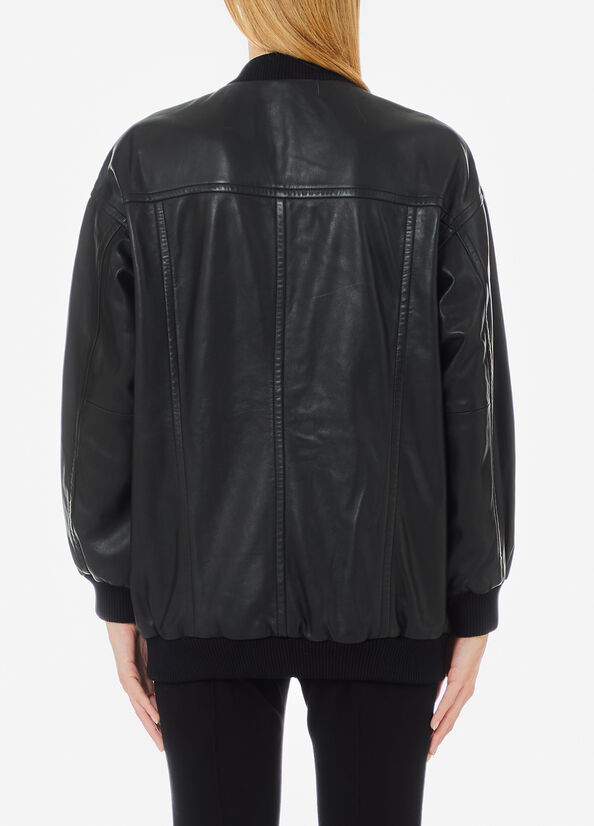 Bomber in pelle