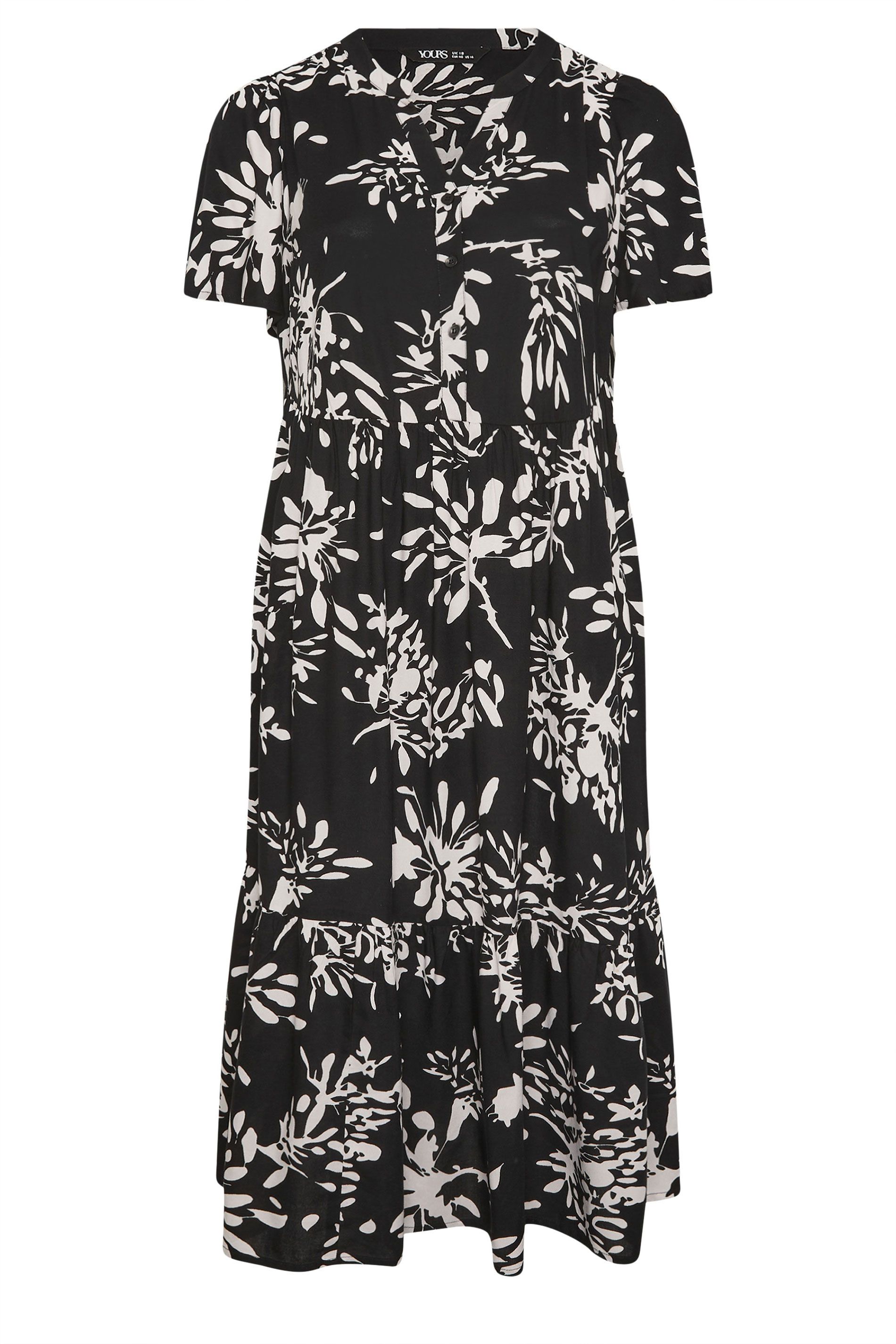 Yours Abstract Placket Dress