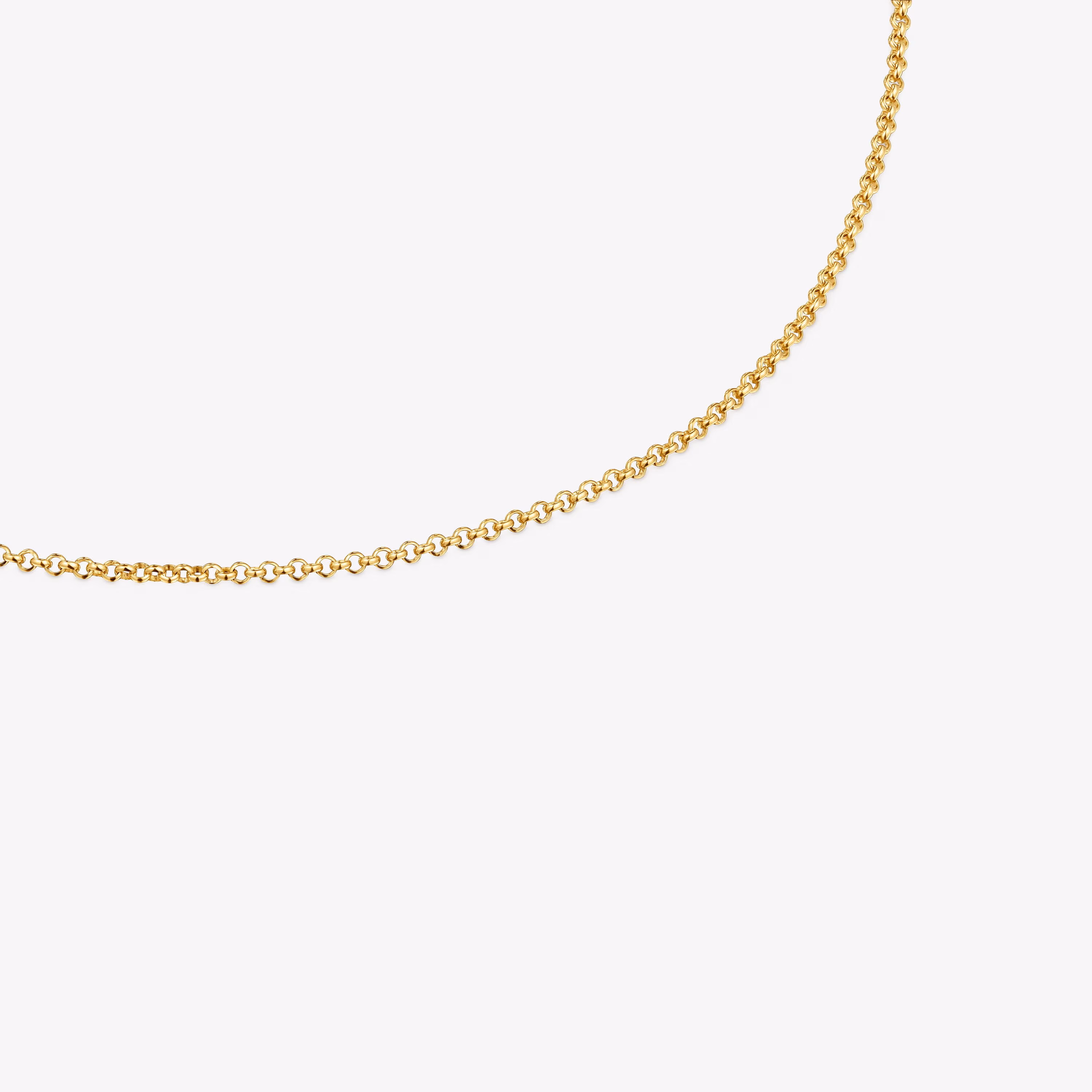 Gargantilla con baño de oro de 18 kt sobre plata y anillas 45 cm TOUS Chain