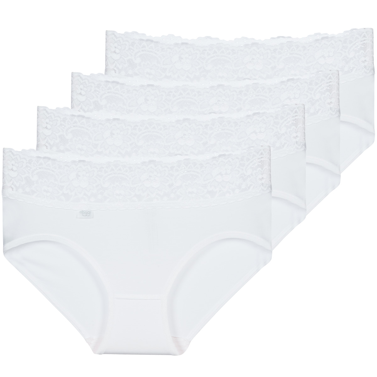 Sloggi  - ROMANCE X 4 - White