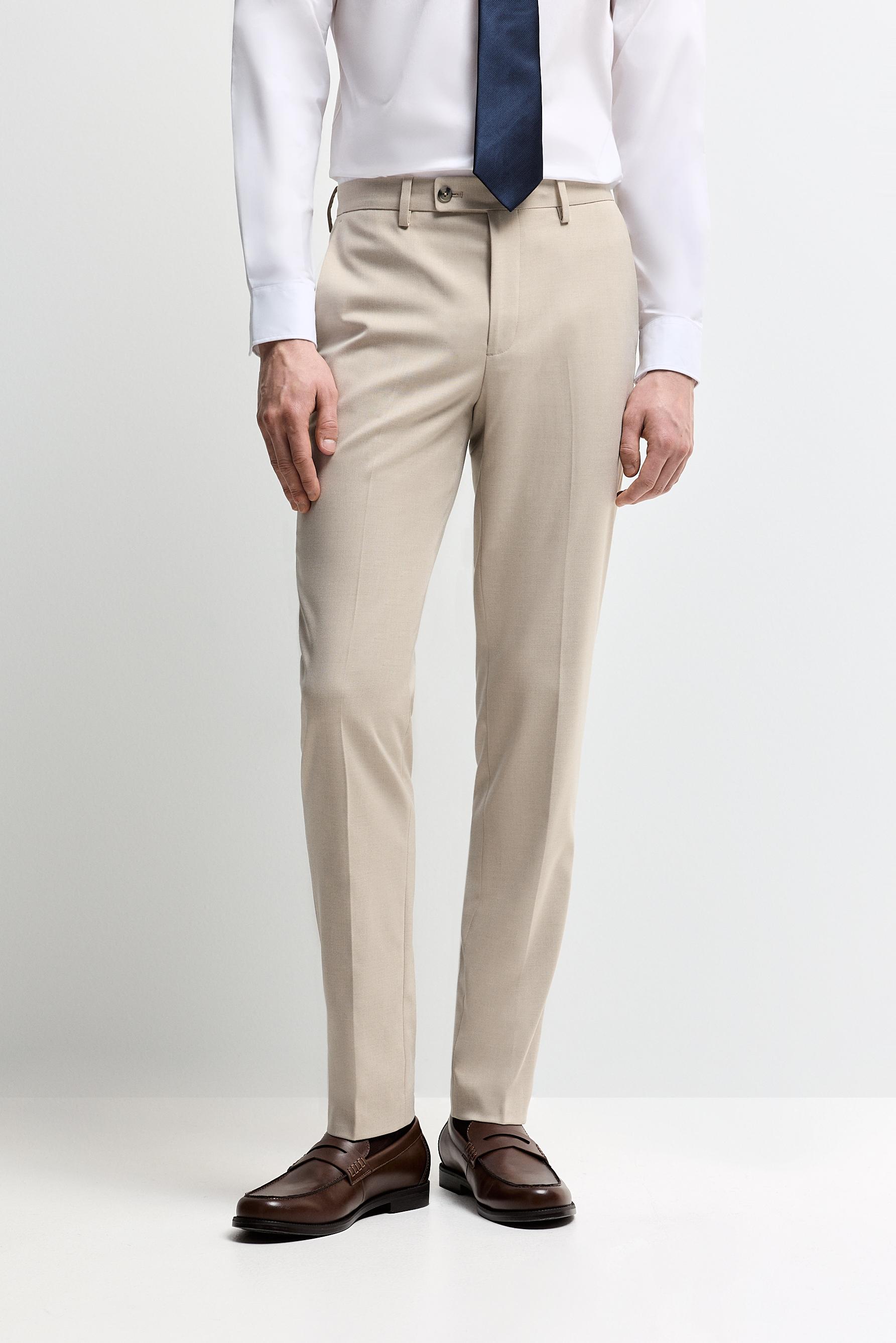 Pantalón traje slim fit