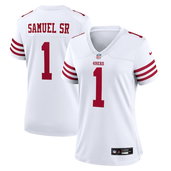 Deebo Samuel Sr San Francisco 49ers Nike Women's Game Jersey - White/Scarlet
