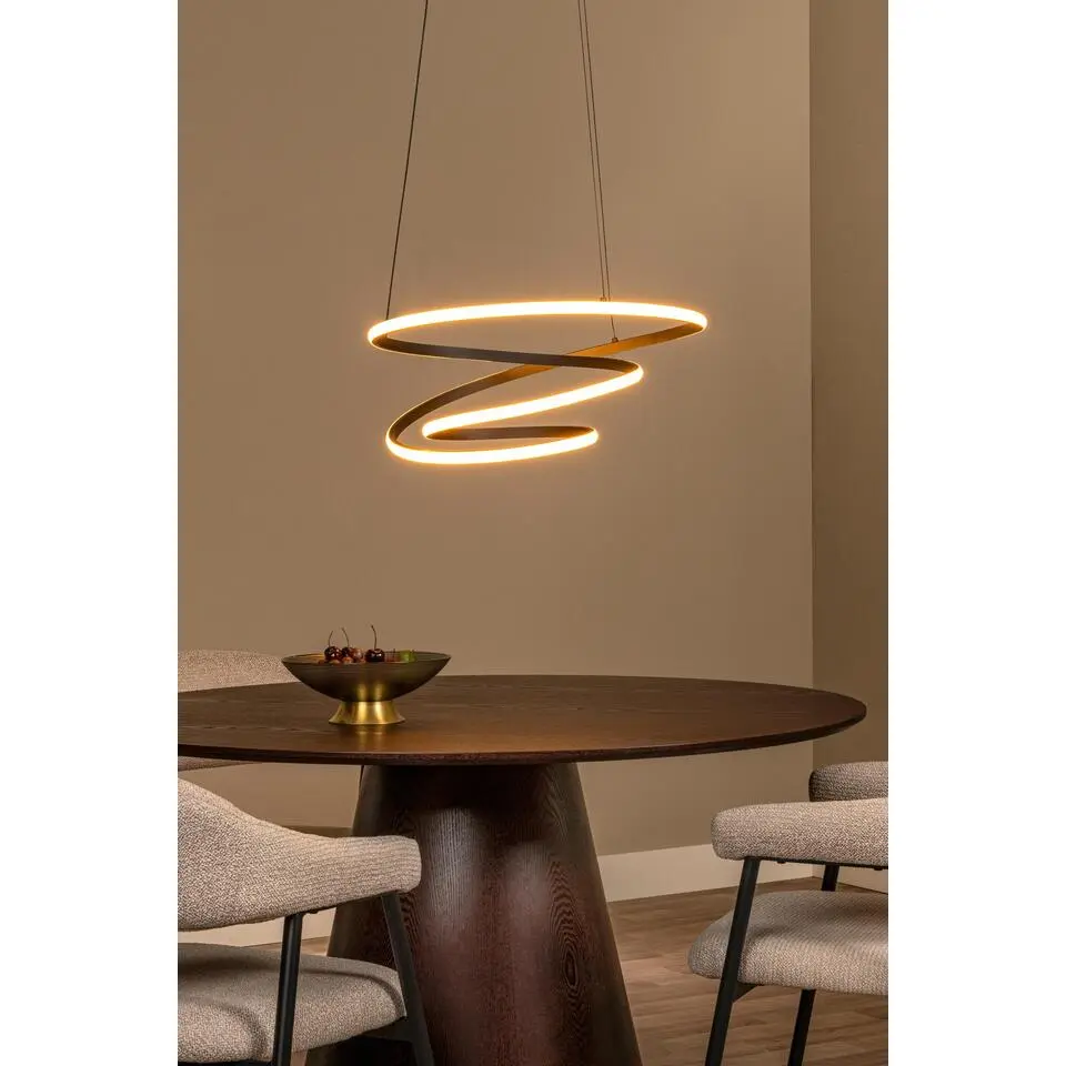 Lucide ESPIRAL Hanglamp - Zwart