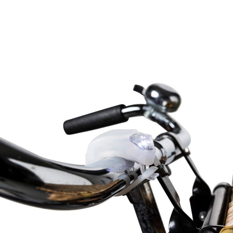 Fietslampje LED - set van 2 - 3x3x4 cm